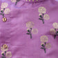 Lil Drama Mishti Purple Kurta Pyjama Set For Boys | Swadesiicart