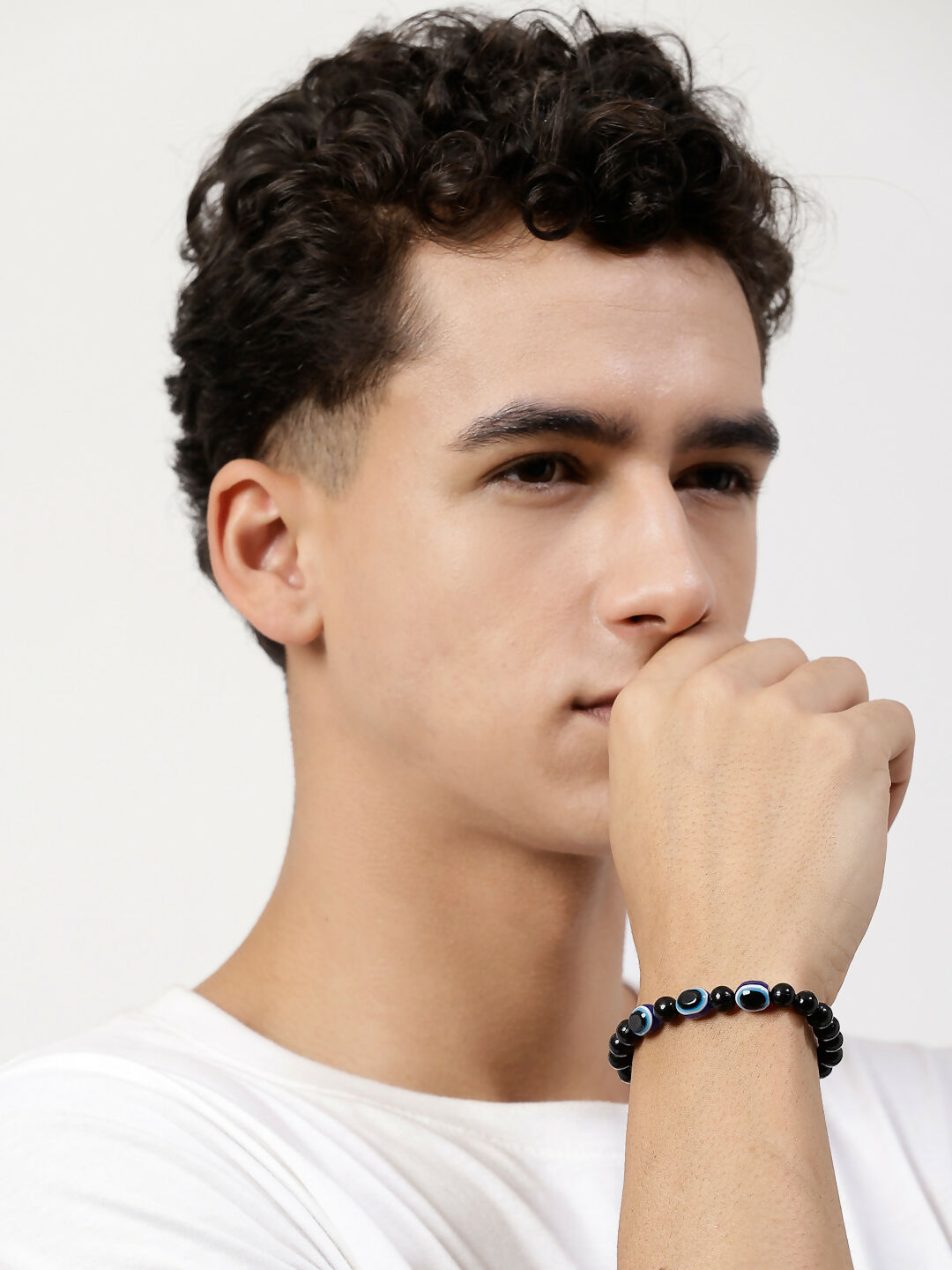 NVR Men & Women Evil Eye Men & Women Black Thread Bracelet - NR Retail-NVR