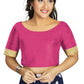 Aastha Fashion Women's Pink Art Silk Designer Traditional Readymade Blouse