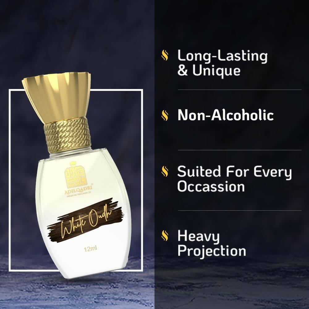AdilQadri White Oudh Luxury Attar Perfume | Swadesiicart