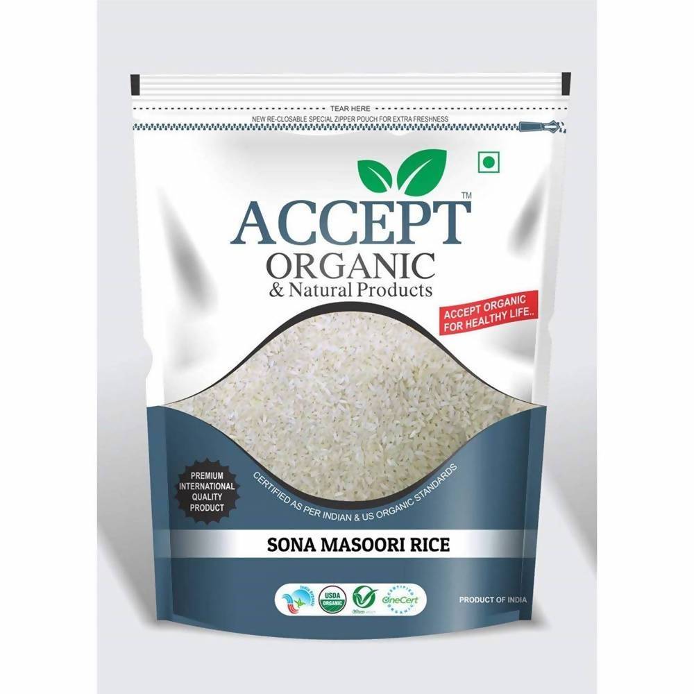 Accept Organic Sona Masoori Rice | Swadesiicart