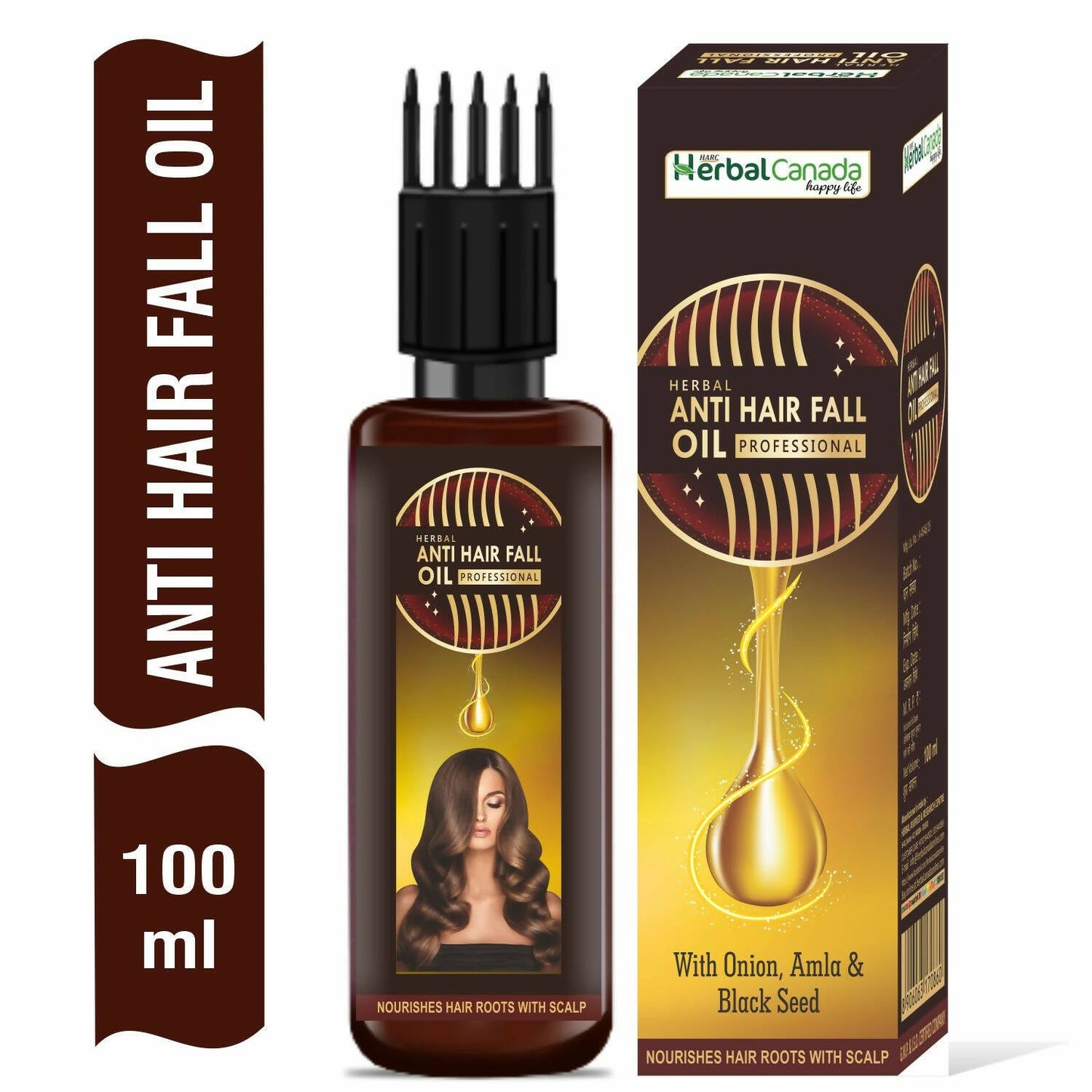 Herbal Canada Anti Hair Oil Professional - Swadesiicart