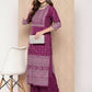 Ahalyaa Women's Traditional wear Kurta Set - Purple | Swadesiicart