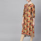 Ahalyaa Women's Traditional wear Kurta - Multi Color | Swadesiicart