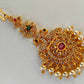 AD Peacock Bridal Maang Tikka | Swadesiicart