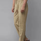Fabmade Men's Khaki Cotton Linen Pyjama | Swadesiicart