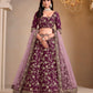 Anaita Maroon Art Silk Designer Lehenga With Blouse