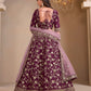 Anaita Maroon Art Silk Designer Lehenga With Blouse