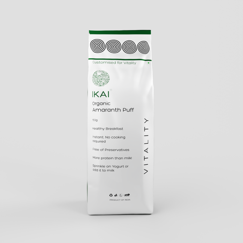 IKAI Organic Amaranth Puff - Swadesiicart