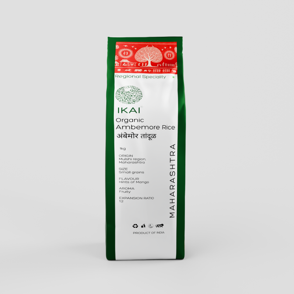 IKAI Organic Ambemore Rice - Swadesiicart