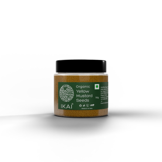 IKAI Organic Yellow Mustard Seeds - Swadesiicart