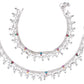 AanyaCentric Silver Plated White Metal Payal Indian Traditional Ethnic Fashion Imitation Jewellery Foot Chain | Swadesiicart