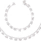 AanyaCentric Silver Plated Alloy Payal Indian Traditional Ethnic Fashion Imitation Jewellery Foot Chain | Swadesiicart