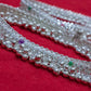 AanyaCentric Silver Plated White Metal Payal Indian Traditional Ethnic Fashion Imitation Jewellery Foot Chain | Swadesiicart