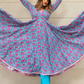 Pomcha Jaipur Chitra Hand Block Cotton Anarkali Set | Swadesiicart