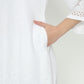 Fab Fashion White Chiken Kari Co-Ord Bell Sleeve V Neck Set - Swadesiicart