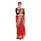 Exclusive Collection 100% Pure Cotton Red Tant Saree With Hand Weaving Work - Swadesiicart