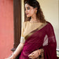 Lorenvalley Cream Kanchipuram Zari Weaving Work Lehenga Choli | Swadesiicart