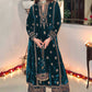 Lorenvalley Fashion Women Rama Velvet Embroidered Salwar Suit Material | Swadesiicart
