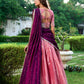 Lorenvalley Pink Kanchipuram Zari Weaving Work Lehenga Choli with Dupatta | Swadesiicart
