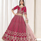 Anaita Red Heavy Embroidered Art Silk Designer Lehenga Choli