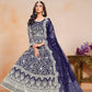 Anaita Navy_Blue Embroidered Net Anarkali Suit