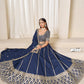 Anaita Navy Embroidered Art Silk Designer Lehenga Choli