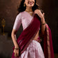 Lorenvalley Purple Jacquard Silk weaving work Lehenga Choli with Dupatta | Swadesiicart