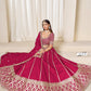 Anaita Red Embroidered Art Silk Designer Lehenga Choli