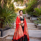 Lorenvalley Black Jacquard Silk Paithani Zari Weaving Work Lehenga Choli with Dupatta | Swadesiicart