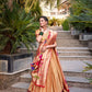 Lorenvalley Chiku Jacquard Silk Paithani Zari Weaving Work Lehenga Choli with Dupatta | Swadesiicart