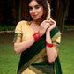 Lorenvalley Fashion Cream Kanchipuram Zari Weaving Work Lehenga Choli with Dupatta - Swadesiicart