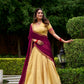 Lorenvalley Fashion Cream Kanchipuram Zari Weaving Work Lehenga Choli with Dupatta - Swadesiicart