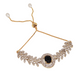 Rhodium-Plated Alloy Stone Studded Designer Bracelets - The Pari - Swadesiicart