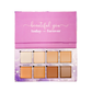 Aflairza Soft Glam Base Palette for Blendable, Long-Lasting Formula with Vitamin E & Jojoba Oil