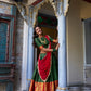 Lorenvalley Green Narayan Pattu Fabric with Zari Weaving Work Lehenga Choli | Swadesiicart
