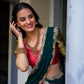 Lorenvalley Red Narayan Pattu Fabric with Zari Weaving Work Lehenga Choli | Swadesiicart