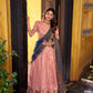Lorenvalley Fashion Lightpink Dupion Silk Zari Weaving Work Lehenga Choli with Dupatta - Swadesiicart