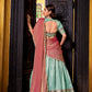 Lorenvalley Fashion Skyblue Dupion Silk Zari Weaving Work Lehenga Choli with Dupatta - Swadesiicart