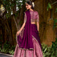 Lorenvalley Fashion Pink Dupion Silk Zari Weaving Work Lehenga Choli with Dupatta - Swadesiicart
