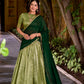 Lorenvalley Fashion Pista Dupion Silk Zari Weaving Work Lehenga Choli with Dupatta - Swadesiicart