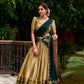 Lorenvalley Fashion Cream Poly Cotton Zari Weaving Work Lehenga Choli with Dupatta - Swadesiicart