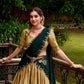Lorenvalley Fashion Cream Poly Cotton Zari Weaving Work Lehenga Choli with Dupatta - Swadesiicart