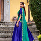 Lorenvalley Fashion Royalblue Poly Cotton Zari Weaving Work Lehenga Choli with Dupatta - Swadesiicart