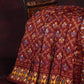 Maroon All Over Printed Semi Chanderi Saree By Gayathri Reddy Designer Studio | Swadesiicart