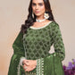 Anaita Green Embroidered Gold Crush Salwar Suit