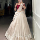 Lorenvalley Fashion White Poly Tasar Viscose Border Lehenga Choli with Dupatta | Swadesiicart