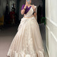 Lorenvalley Fashion White Poly Tasar Viscose Border Lehenga Choli with Dupatta | Swadesiicart