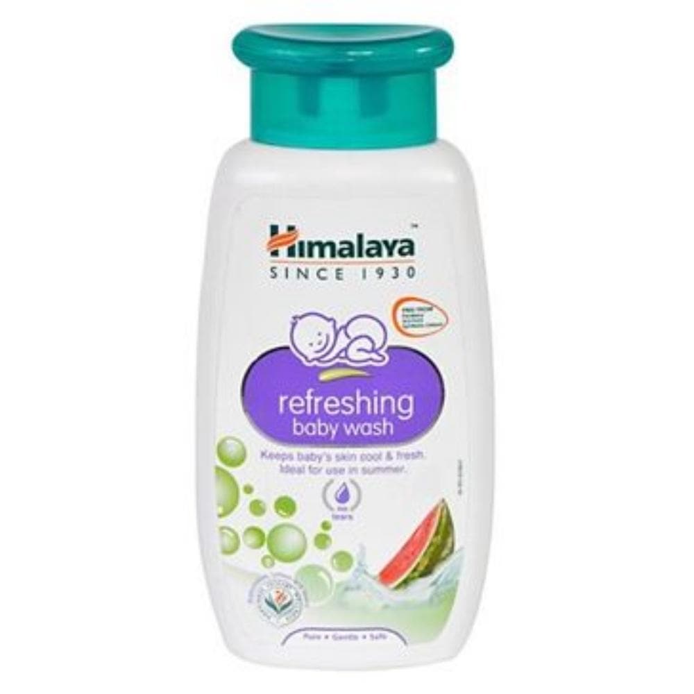 Himalaya Refreshing Baby Wash | Gentle Ayurvedic Body Wash for Baby's Delicate Skin