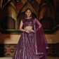 Anaita Violet Net Lehenga Choli With Embroidery & Sequence Work